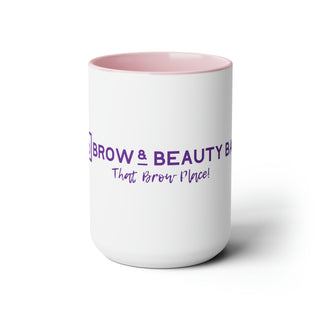 That  Brow Place Two-Tone Ceramic Coffee Mug