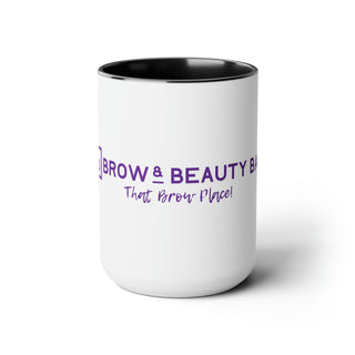 That  Brow Place Two-Tone Ceramic Coffee Mug