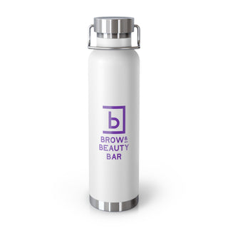 Brow and Beauty Bar BPA Free Copper Vacuum Insulated Bottle