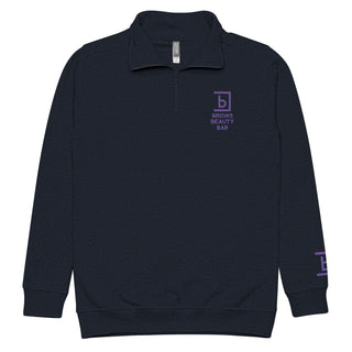 Brow & Beauty Bar Embroidered Fleece Pullover