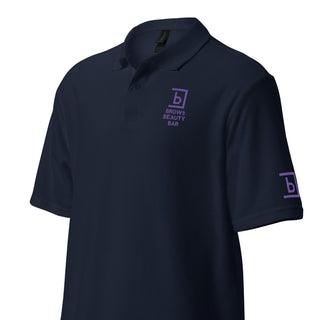 Embroidered Logo Unisex Pique Polo Shirt