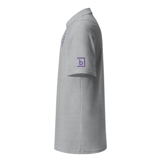 Embroidered Logo Unisex Pique Polo Shirt