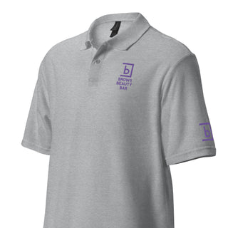 Embroidered Logo Unisex Pique Polo Shirt