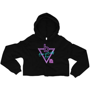 Brow & Beauty Bar Neon Airlume Crop Hoodie