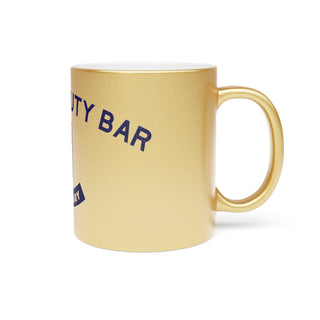 Brow & Beauty Bar 5th Anniversary Metallic Mug (Silver\Gold)