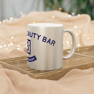 Brow & Beauty Bar 5th Anniversary Metallic Mug (Silver\Gold)