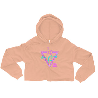 Brow & Beauty Bar Neon Airlume Crop Hoodie